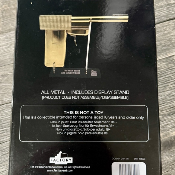 James Bond 007 - Golden Gun Scaled Prop Replica 007 Factory Entertainment - Picture 3 of 3